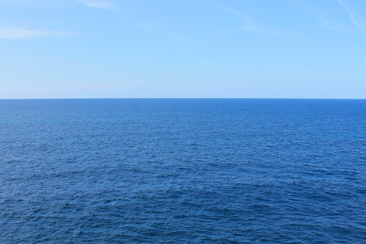 Open ocean surface